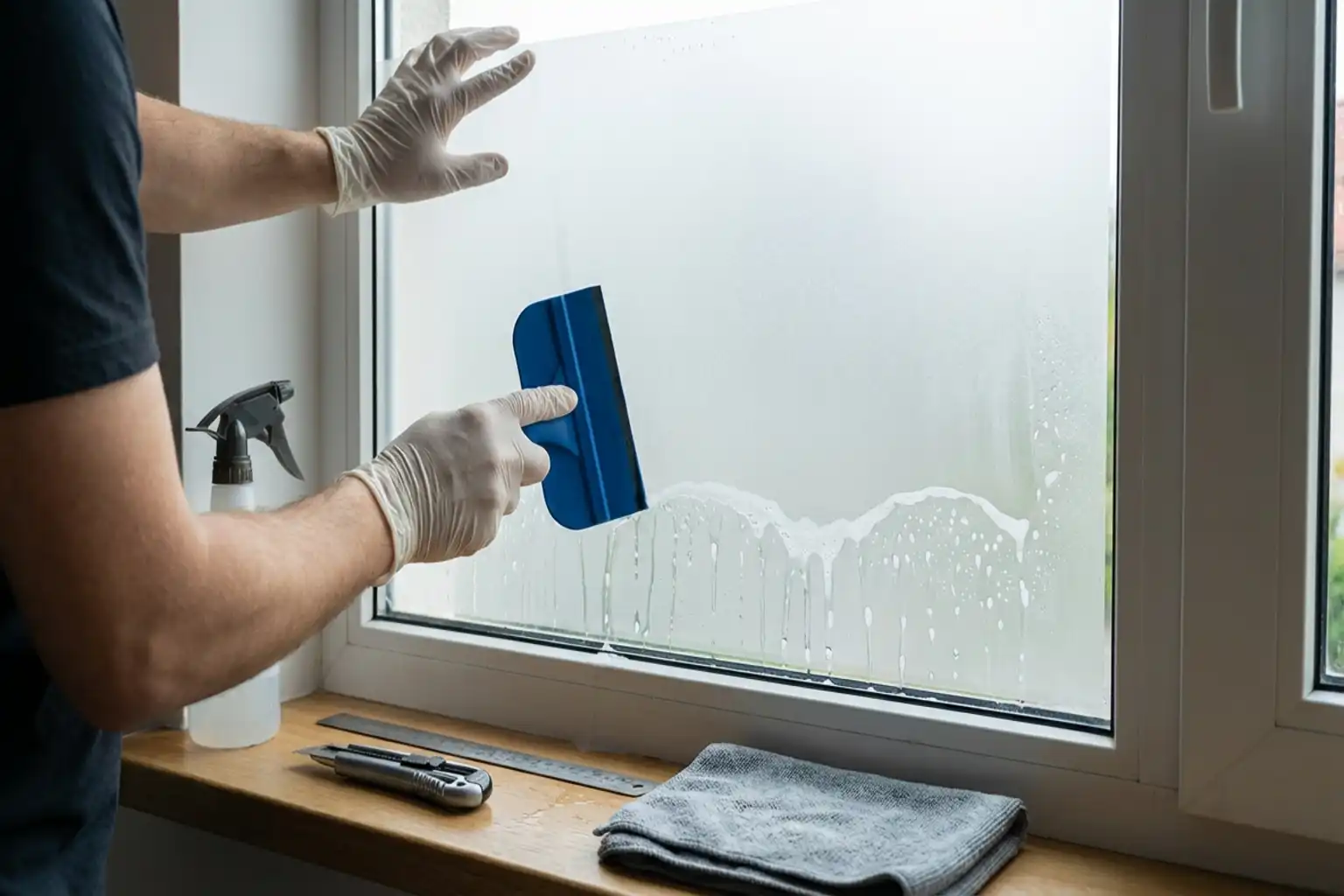 Sichtschutzfolie Fenster – Bild 2