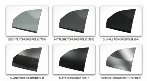 Sonnenschutzfolien für Autos