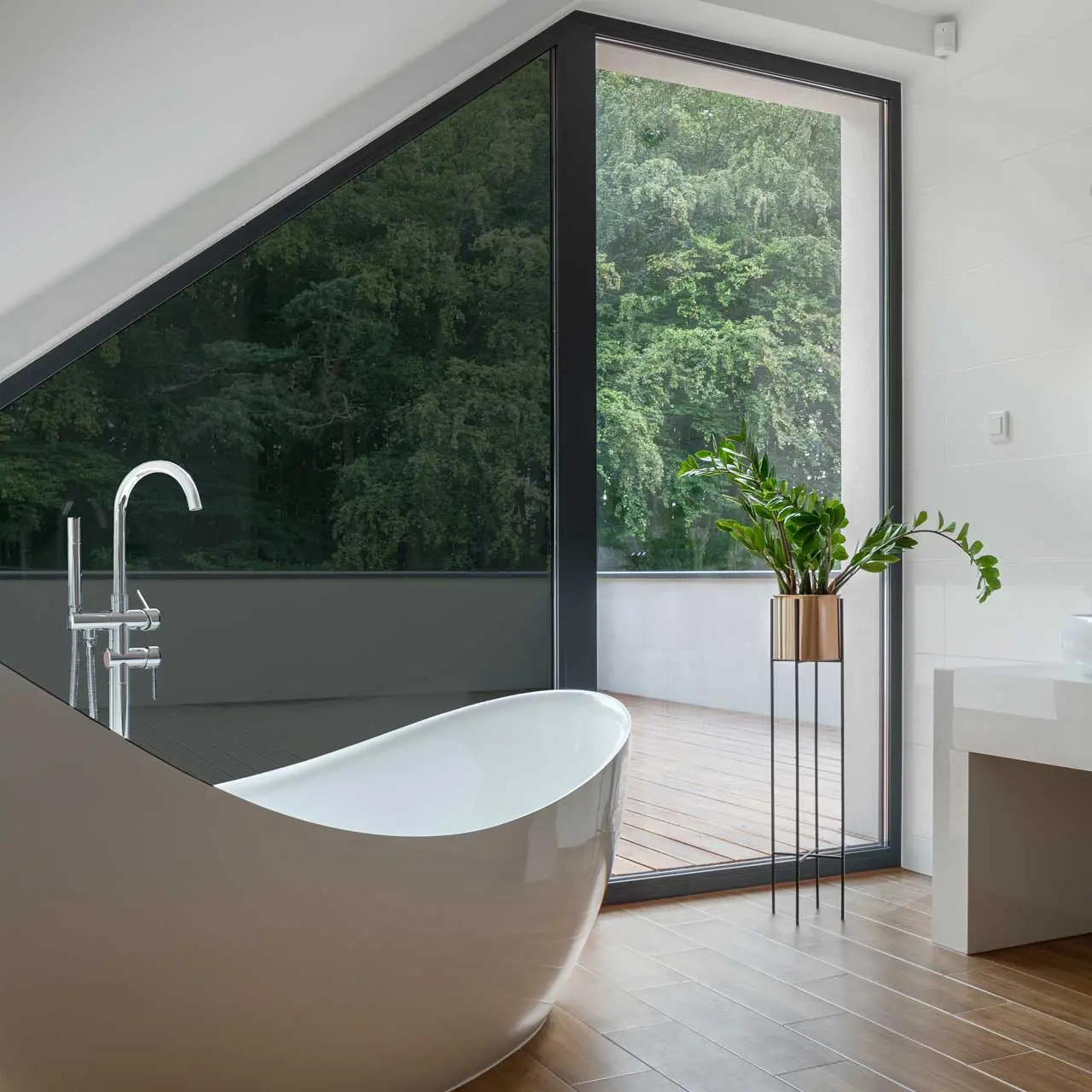 Blendschutzfolie grau-schwarz getönt