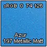 197-azur-metallic-matt