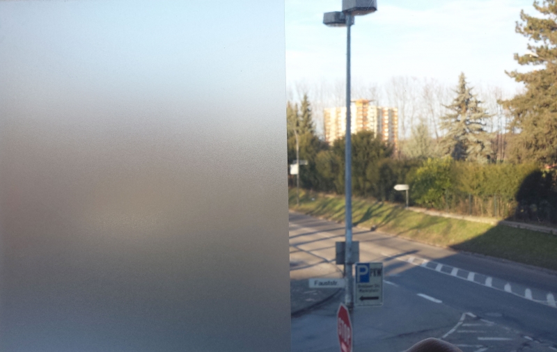 Sichtschutzfolie Satinator innen und aussen Bild4