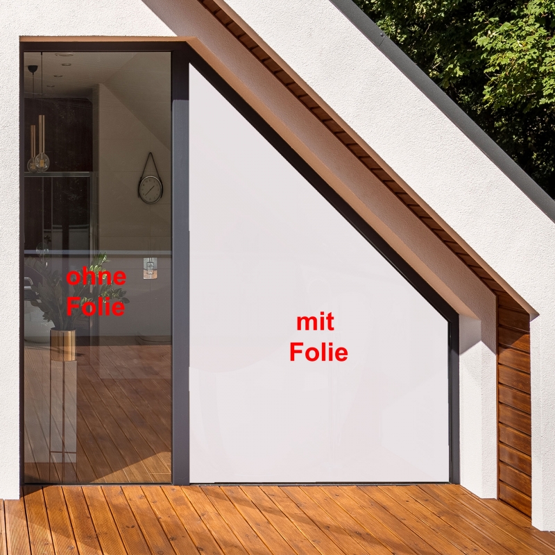 Sichtschutzfolien Opak Weiss aussen und für Kunststoffe Bild2