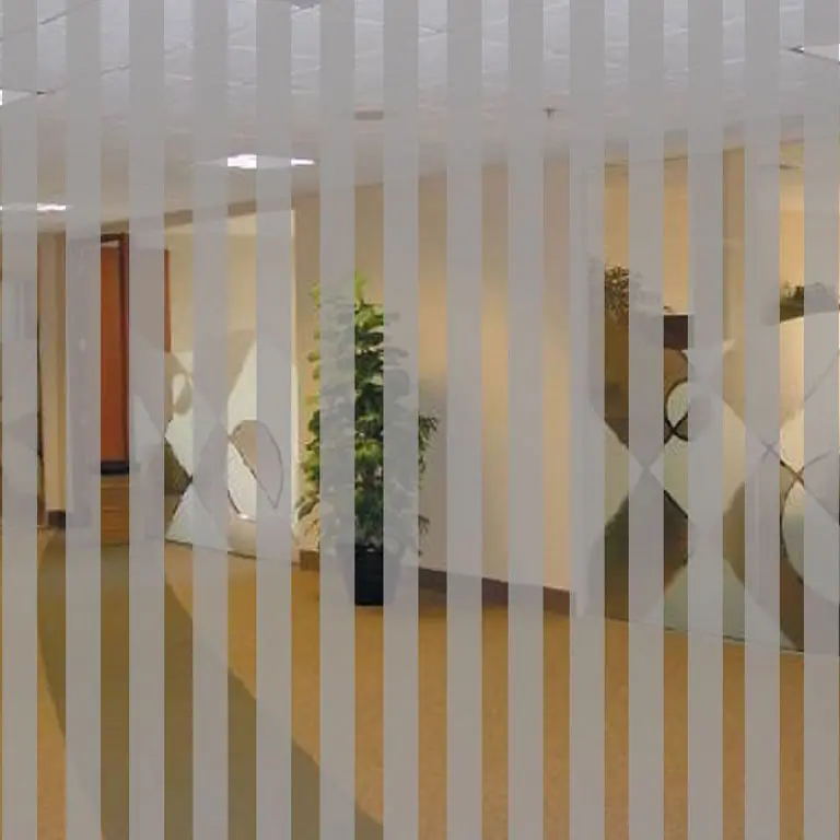 Dekorfolie Silber Matt Stripes